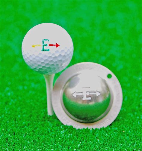 Tin Cup Alpha Players Cup A Golf Ball Custom Marker Alignment Tool E