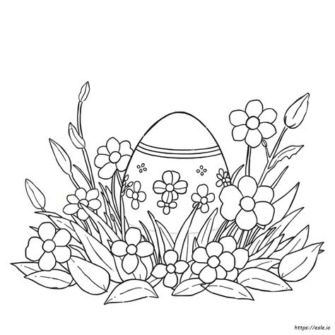 easter egg printable coloring pages 8
