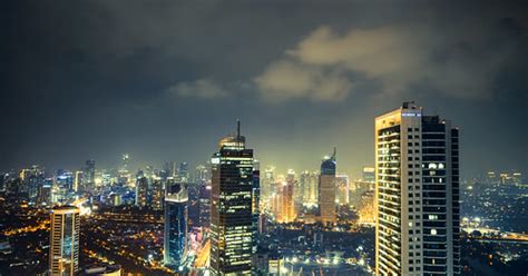 magnificent jakarta jakarta night view indonesia flickr