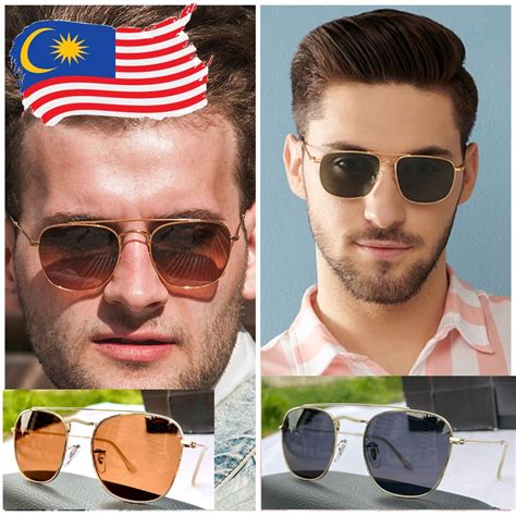 MALAYSIA READY STOCK CARAVAN SQUARE AVIATOR DOUBLE BRIDGE POLARISED 400