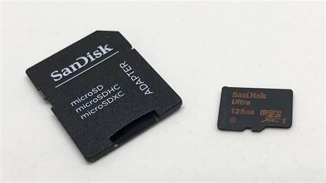 Sandisk Ultra 128gb Microsdxc Uhs 1 Card With Adapter - Adapter View