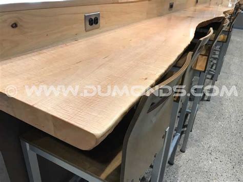 Custom Wood Slab Countertop | Dumonds Custom Furniture