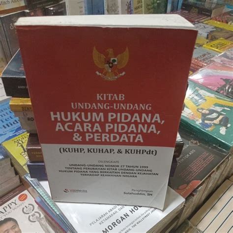 Jual KITAB UNDANG UNDANG HUKUM PIDANA ACARA PIDANA DAN PERDATA Shopee