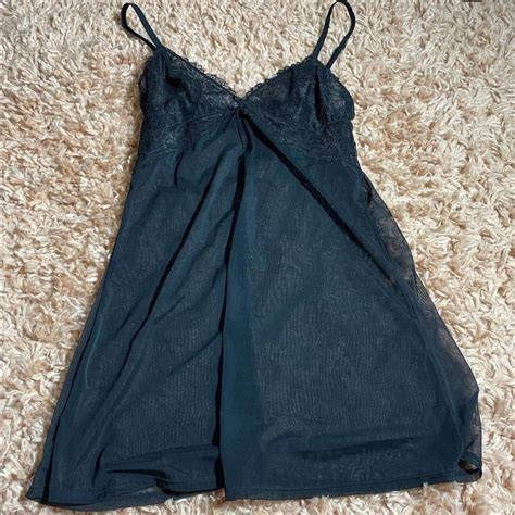 Black Lace Babydoll Lingerie Dress Slip Gem