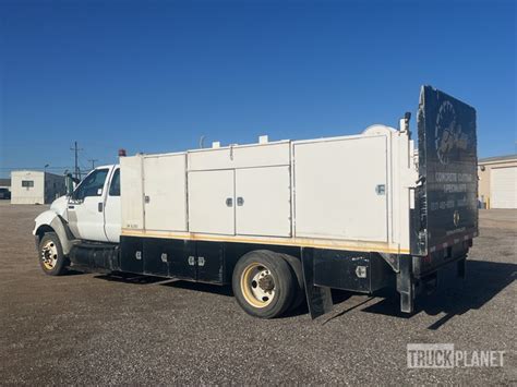 2015 Ford F650 4x2 Extended Cab Utility Truck In Fort Worth Texas