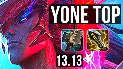 YONE Vs DARIUS TOP 8 1 5 700 Games EUW Challenger 13 13 YouTube