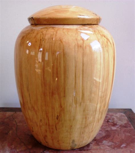 Handmade Maple Cremation Wooden Urn For Ashes Handmade Cremation Urns