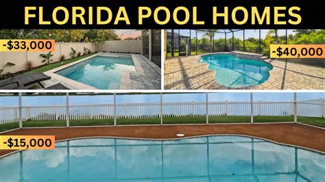 Inside 3 Wesley Chapel Florida Pool Homes For Sale With Price