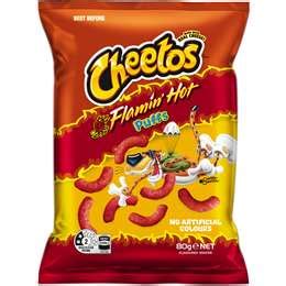 Cheetos Flaming Hot Puffs G Black Box Product Reviews