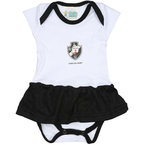 Kit De Uniforme De Futebol Do Vasco Da Gama Para Beb Body Pantufa