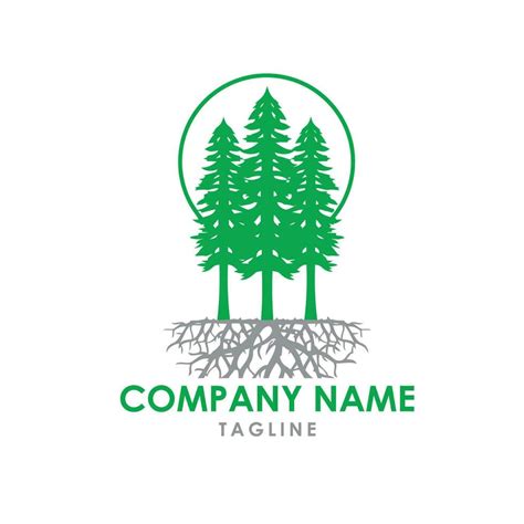 deeply rooted tree logo design  vector art  vecteezy