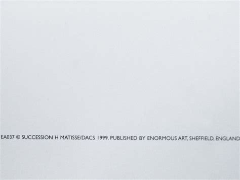 Henri Matisse Blue Nude 1952 Large Vintage Limited Edition Collectible