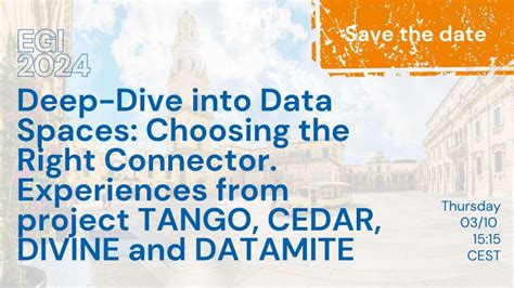 EGI Conference 2024 | Deep-Dive into Data Spaces Workshop ...