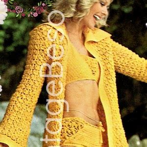 Patterns Sexy Peekaboo Bikini And Matching Jacket Beach Set Cover Up Bikini Combo Bathing Suit