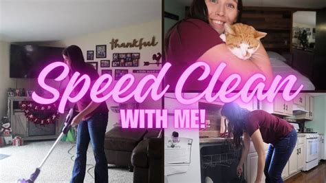 Speed Cleaning Motivation Quick House Tidy Up Youtube