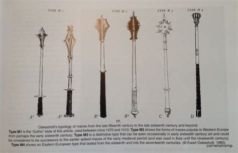 Highly Decorated Medieval French Two Hand Mace Ethnographic Arms