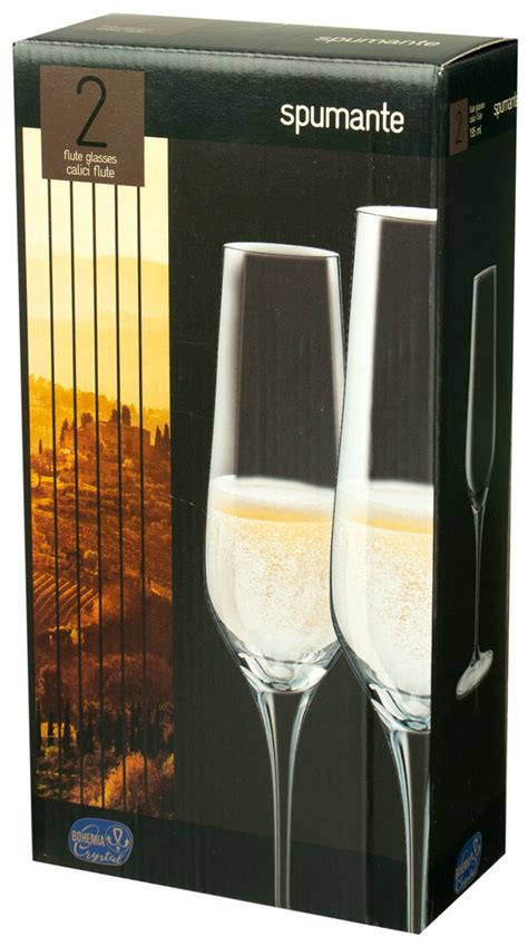 Бокалы для шампанского BOHEMIA CRYSTAL Spumante 195 мл | отзывы