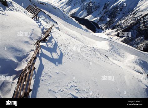 Ski Resort Silvretta Ski Arena Ischgl Samnaun Hi Res Stock Photography