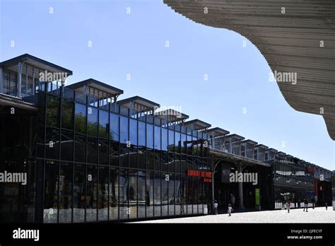 Parc De La Villette Paris France Stock Photo Alamy