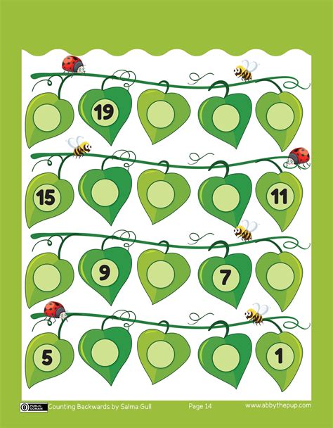 Counting Backwards 20 1 Free Printable Puzzle Games