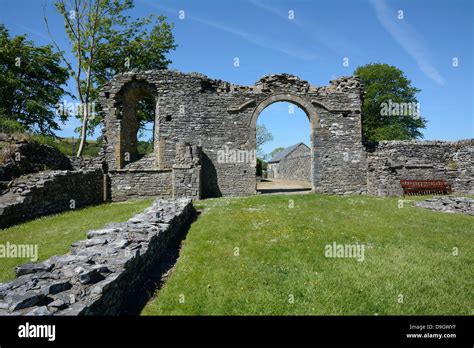 Strata Florida Abbey Dyfed Wales Uk Stock Photo Alamy