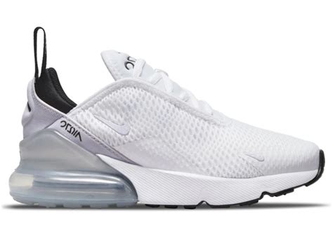 Nike Air Max 270 White Metallic Silver (PS) - AO2372-159 - US