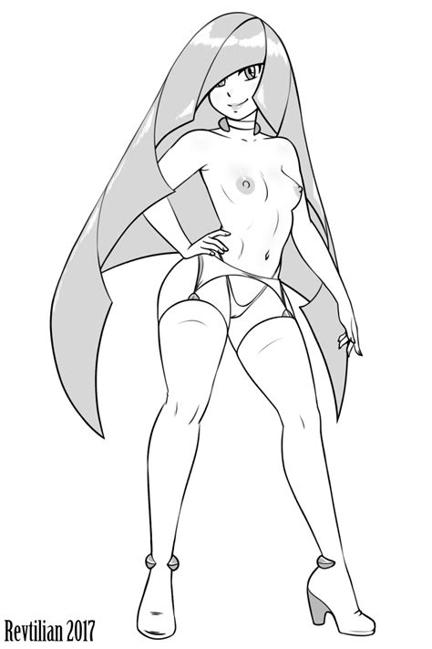Sketch Reward 6 Lusamine By Rev202 Hentai Foundry