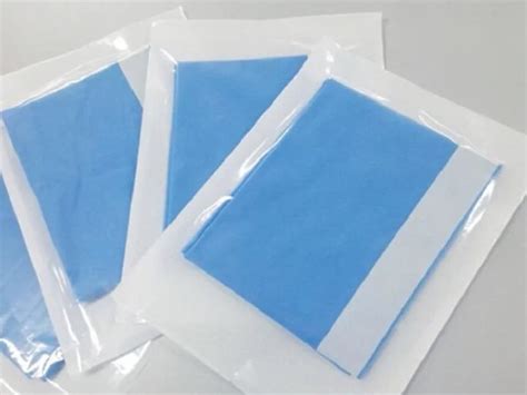 Disposable Bluegreen Surgicalmedical Adhesive Side Drape With Tape