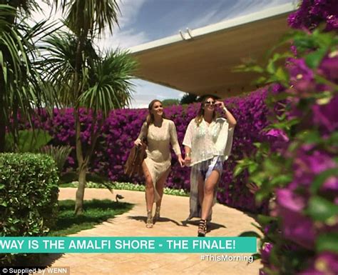 Bikini Clad Ferne McCann And Vicky Pattison Celebrate The Only Way Is Amalfi Trip Daily Mail