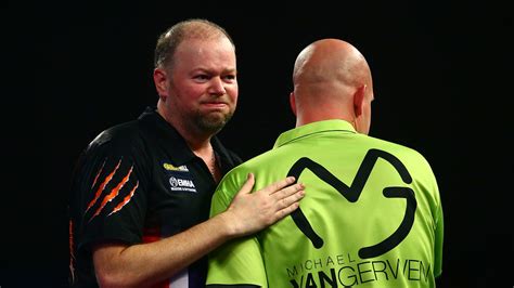 Raymond Van Barneveld Knocks Michael Van Gerwen Out Of World Darts