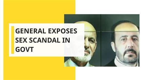 Afghan Sex Scandal General Exposes Sex Scandal In Govt Youtube