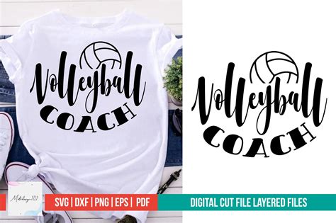 Volleyball Coach Svg Design Graphic By Svgstudiodesignfiles · Creative