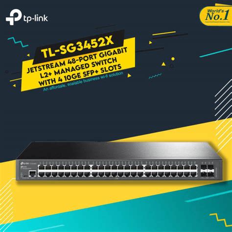TP-Link Omada JetStream L2+ Managed Switch (48-Port PoE+ (740W) + 4x 10G SFP+ Uplinks) TAA-Compliant Federal Firmware & DNA Subscription [STD-AC] (TL-SG34-48P-4X-FED-STD-AC)