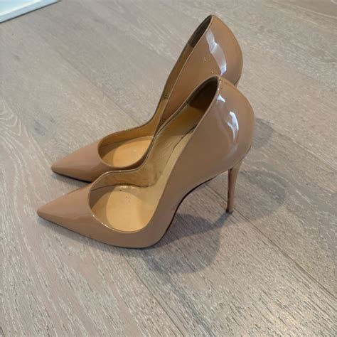 Christian Louboutin So Kate Nude Patten Heel Gem