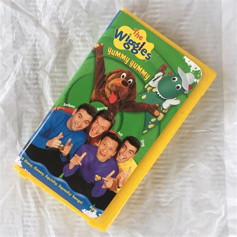 Vhs The Wiggles Yummy Yummy Yellow Grelly Usa