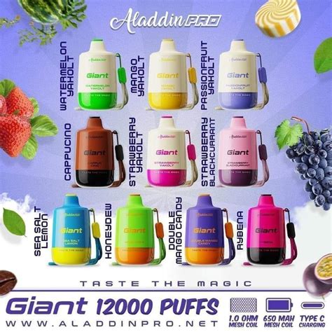 Disposable Aladdin Pro Giant Puff Online Vape Shop In Malaysia