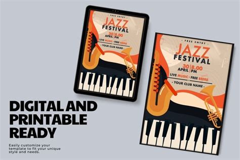 creative festival flyer template