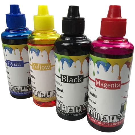 PG40 CL41 4 color refill dye Ink For Canon PIXMA iP1600 iP1200 iP1900 ...