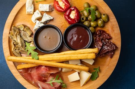 Premium Photo Light And Tasty Cold Appetizers Close Up