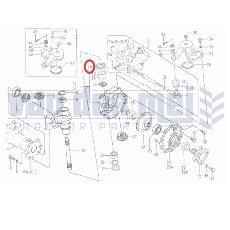 Afsluitdop Eind Dop Keerring Vooras Iseki Ta Ta Tl Series Mm