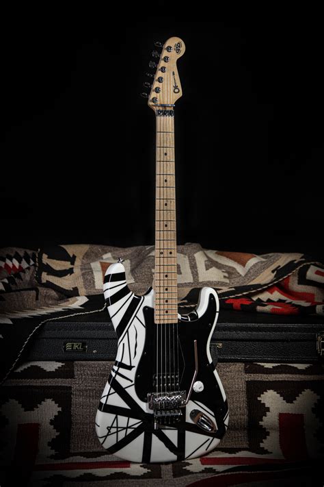 Charvel EVH Eddie Van Halen Black & White Stripes > Guitars Electric ...