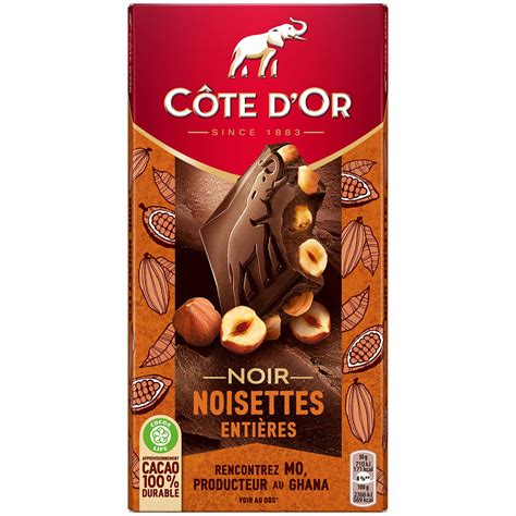 Côte D Or Noir Noisettes Entières 180g Online kaufen im World of