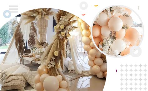 Amazon PartyWoo Nude Balloons Pcs Inch Light Brown Balloons