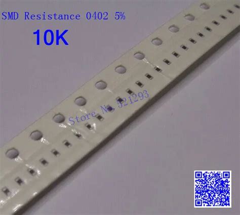 0402 Chip Resistor 1 16W 10K Ohm 10K 5 0402 SMD Resistors 500PCS LOT