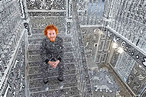 Meet The Artist Who Covered An Entire 12-room Mansion In Doodle