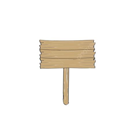 Wood Material Png Image Hand Drawn Cartoon Wood Card Material Cartoon