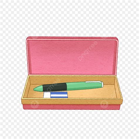 Pencil Case PNG Picture Learning Stationery Pencil Case Illustration