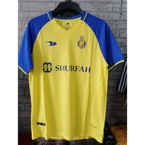 Jual Jersey Al Nassr Home Grade Ori Import Logo Plat 2023 2024 Shopee