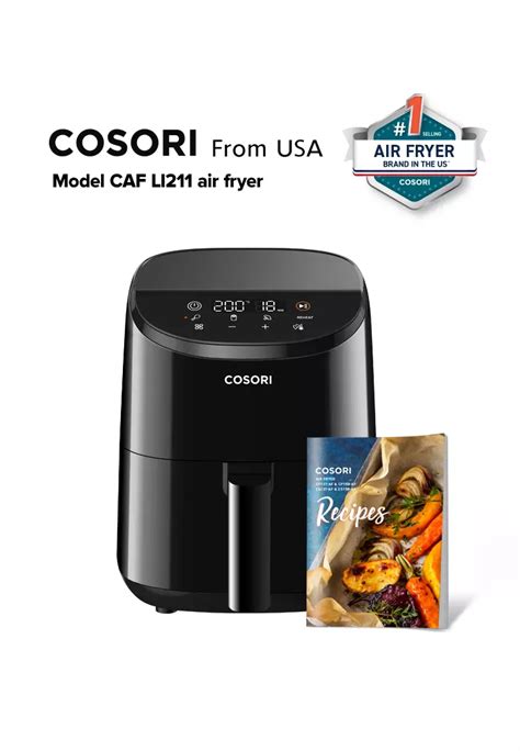 Buy COSORI 2l 2 1 Quart Lite Mini Air Fryer Caf Li211 Black 2024