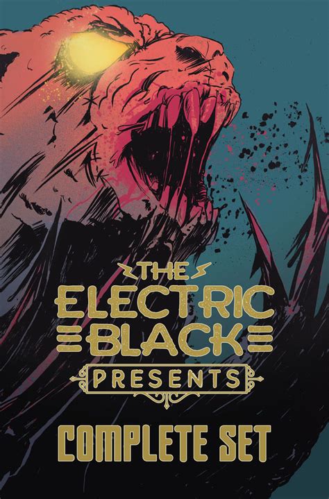 electric black presents complete set issues   scout comics